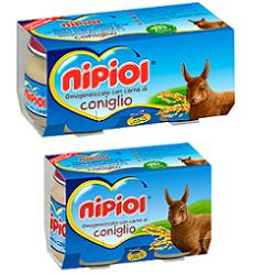 Nipiol Omog Coniglio 80g 2pz