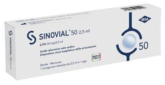 Sinovial 50 Sir 2% 2,5ml