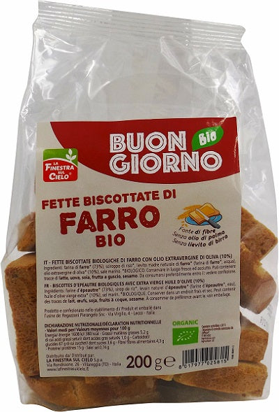 Fette Biscottate Farro Sl Bio
