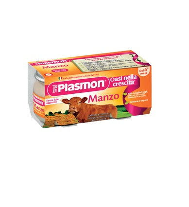 Plasmon Omog Manzo 4x80g