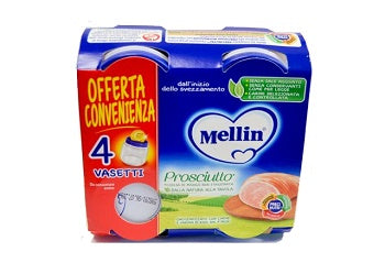 Mellin Omog Prosciutto 4x80g