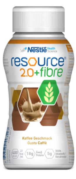 Resource 2,0+fibre Caffe'200ml