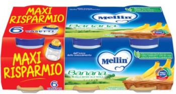 Mellin Omog Banana 6x100g