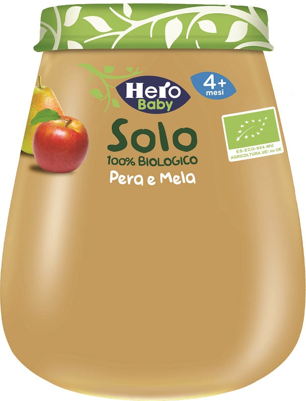 Hero Solo Omogeneizzato Pera e Mela Bio 120g