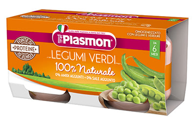 Plasmon Omog Legumi Verdi2x80g