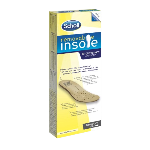 Scholl Removable Insole Plantare Numero 40