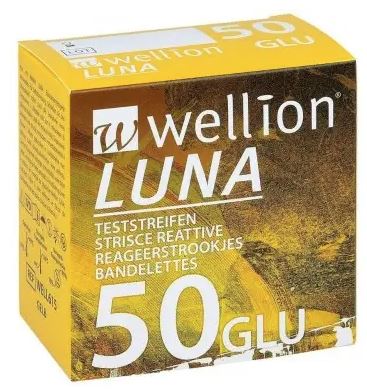 Wellion Luna Strisce Per Misurazione Glicemia 50 Strips