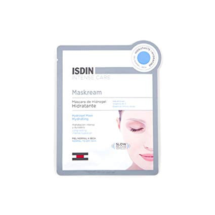 Isdin Maskream Maschera Idrogel Idratante Pack 4 pezzi