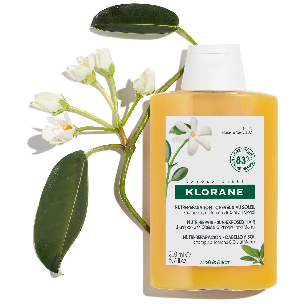 Klorane Shampoo Nutritivo Tamanu Bio E Monoï 200ml