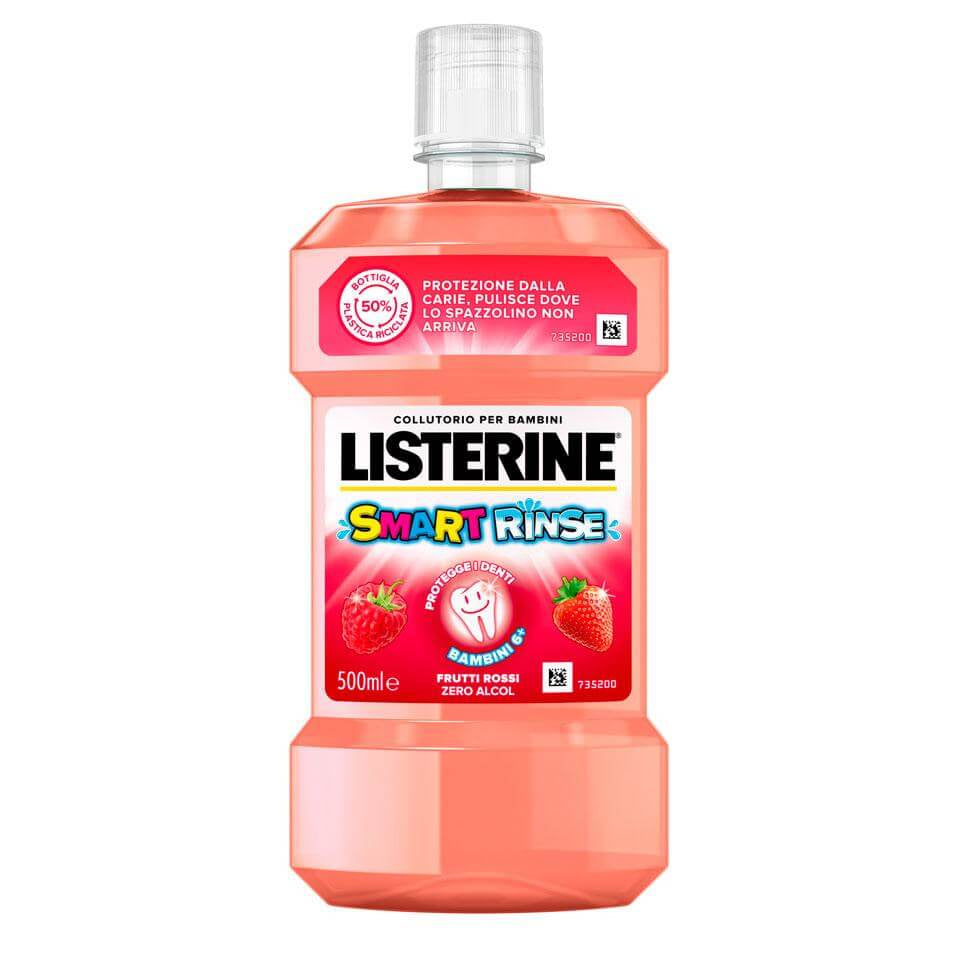 Listerine Smart Rinse Frutti Rossi 500ml