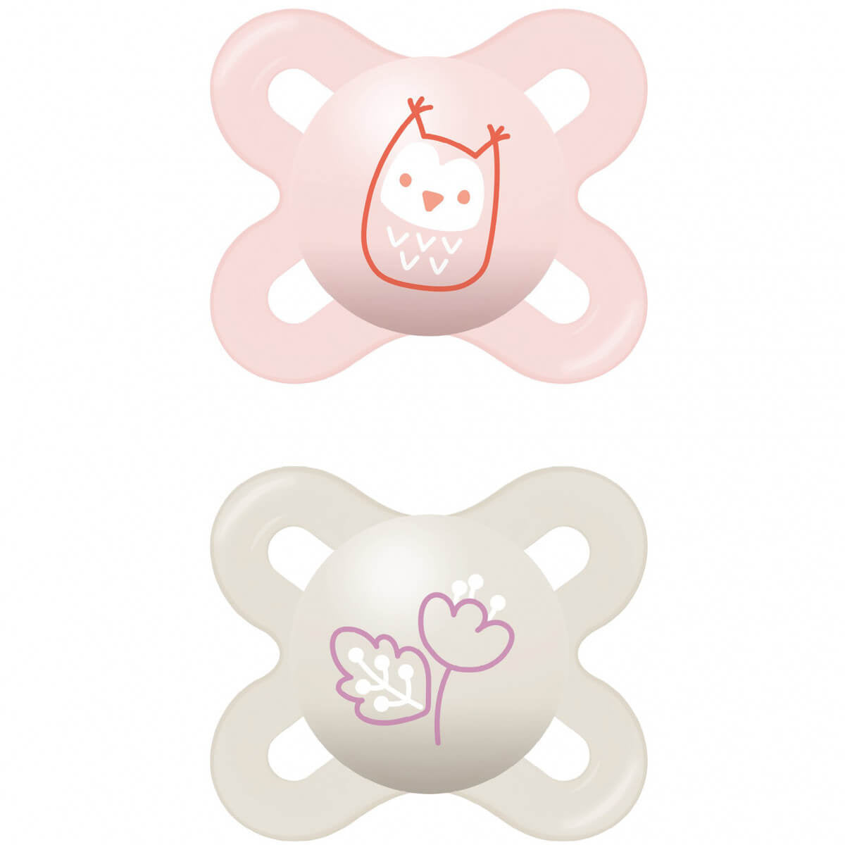 Mam Start Nanò Forest Succhietto 0-2 mesi Silicone Rosa