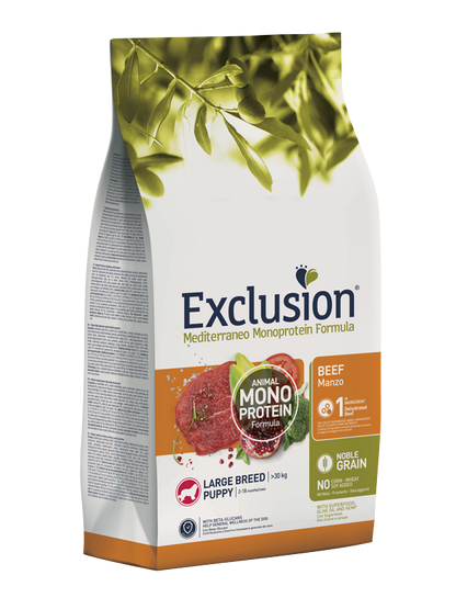 EXCLUSION M PUP BEEF L 12KG