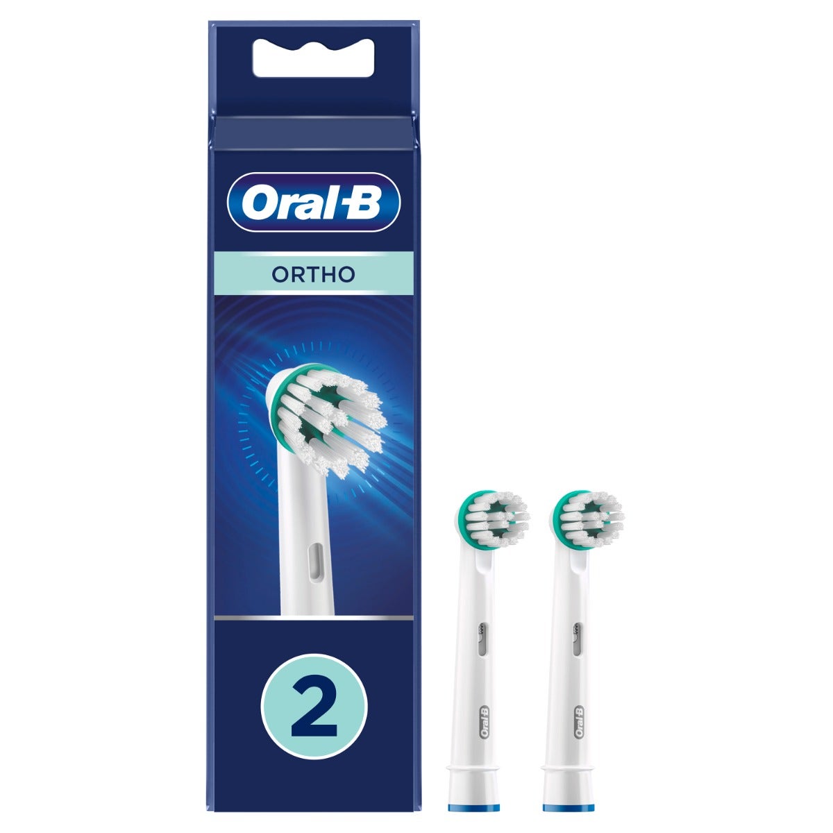 Oral-B Testina Di Ricambio Spazzolino Ortho 2 Pezzi