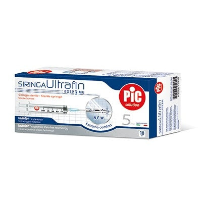 Siringa Pic Ultrafin 5ml Ago 14 10 Pezzi