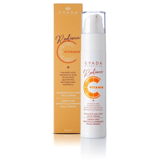Gyada Crema Viso Illuminante Pelli Grasse Vitamina C 50ml