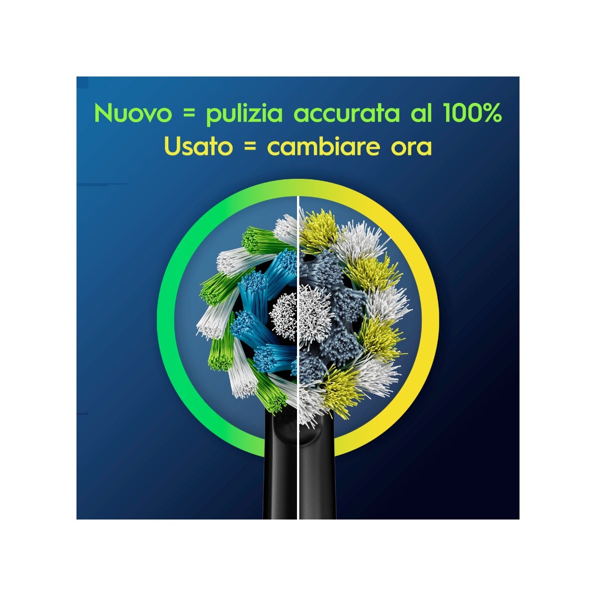 Oral-B Testine Di Ricambio Pro Cross Action Black 3 Pezzi