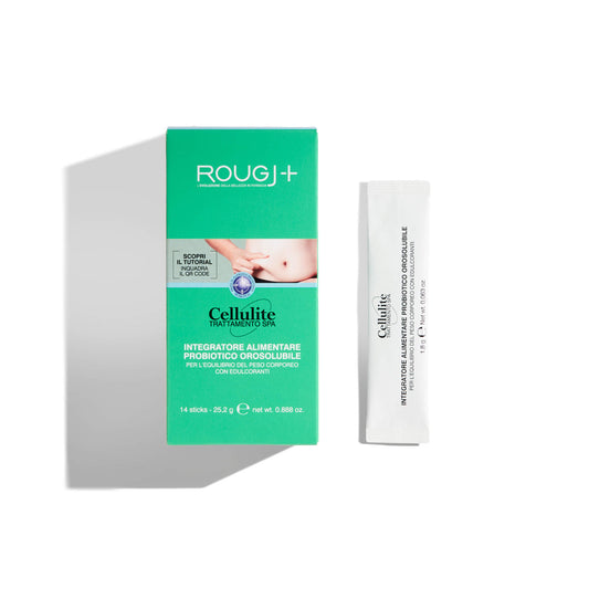 Rougj+ Cellulite Integratore Alimentare con Probiotici 14 Stick Orosolubili