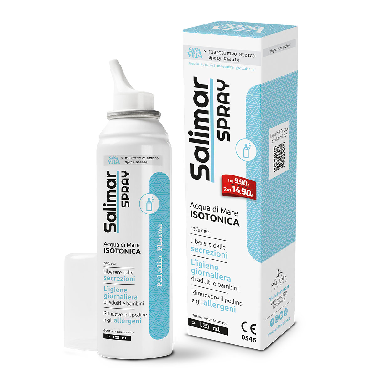 Sanavita Salimar Spr Nas 125ml