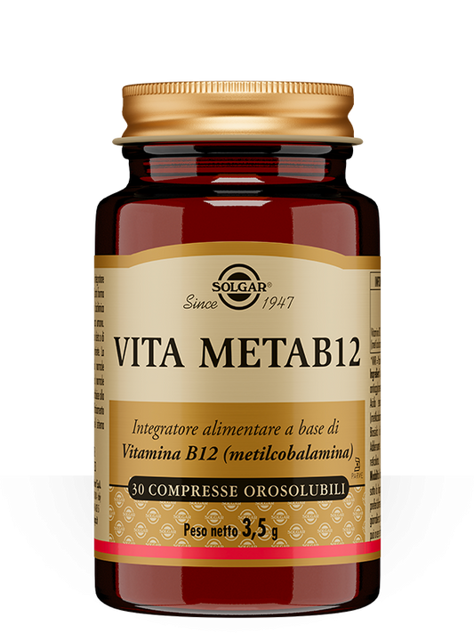 Solgar Vita MetaB12 30 compresse orosolubili