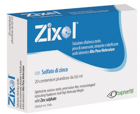 Gocce Oculari Zixol 20 Flaconcini 0,6 Ml
